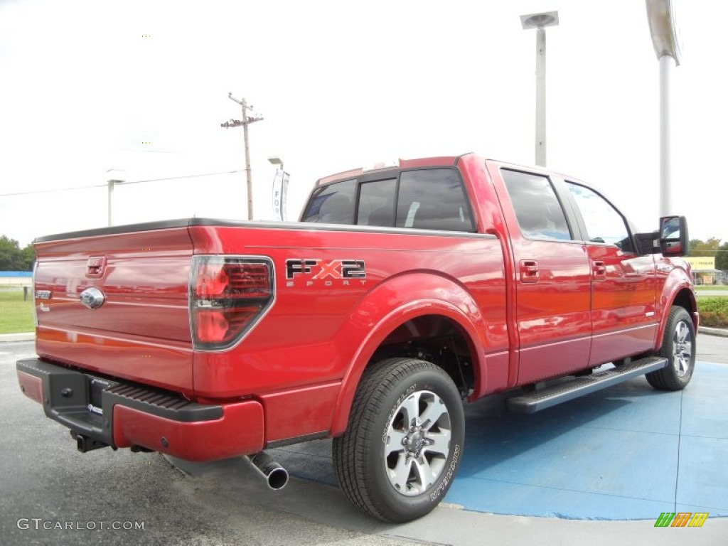 Red Candy Metallic 2011 Ford F150 FX2 SuperCrew Exterior Photo #68837714