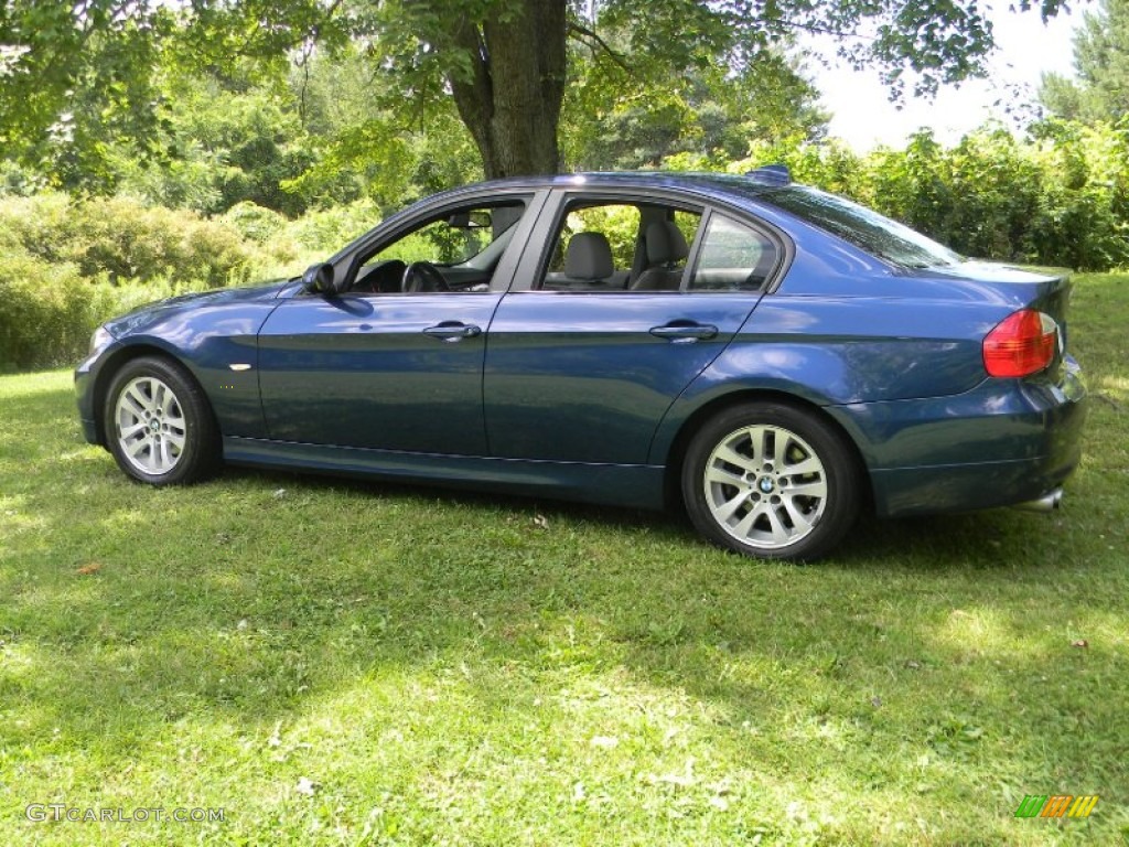 2006 3 Series 325xi Sedan - Mystic Blue Metallic / Grey photo #4