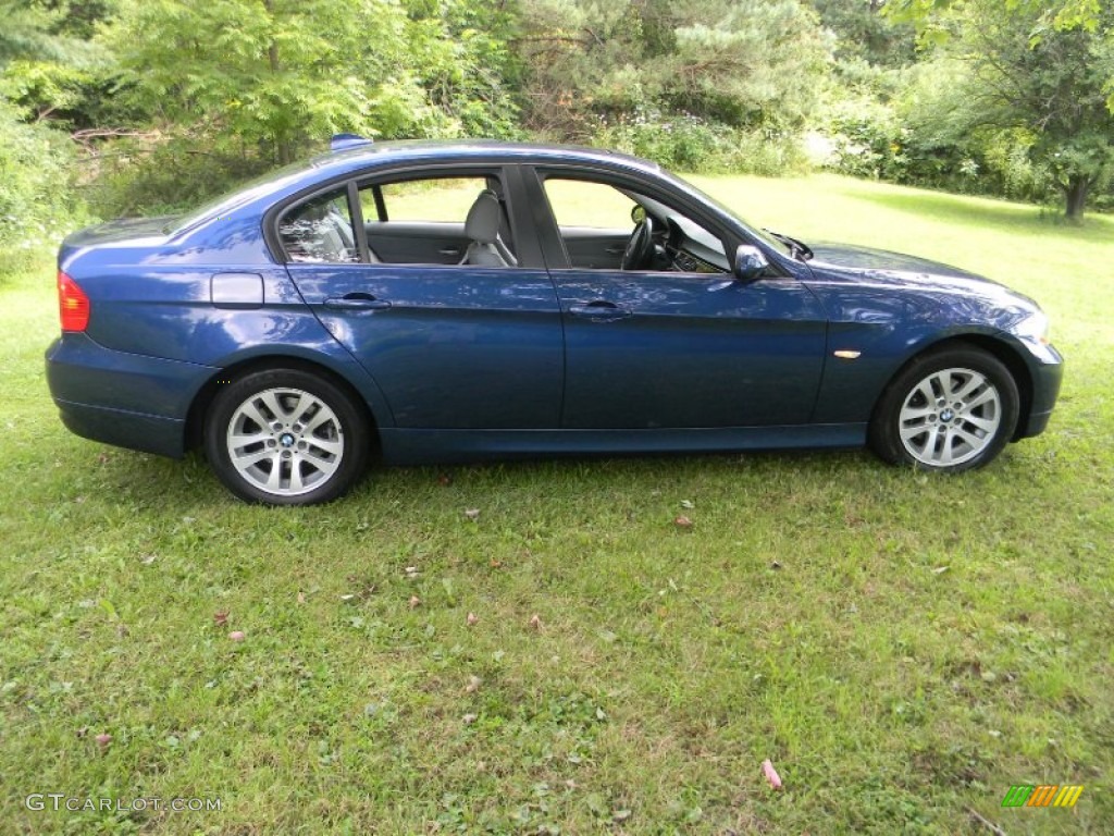 2006 3 Series 325xi Sedan - Mystic Blue Metallic / Grey photo #11