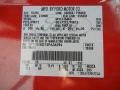 E4: Torch Red 2005 Ford Ranger XLT Regular Cab Color Code
