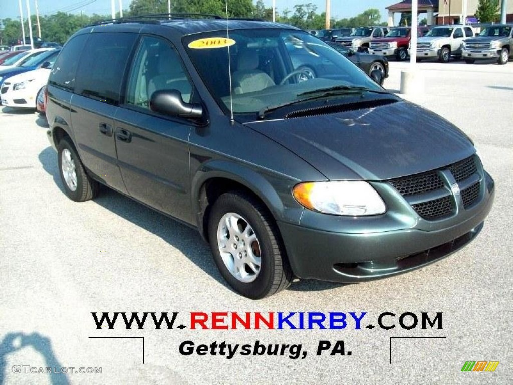 Onyx Green Pearl Dodge Caravan