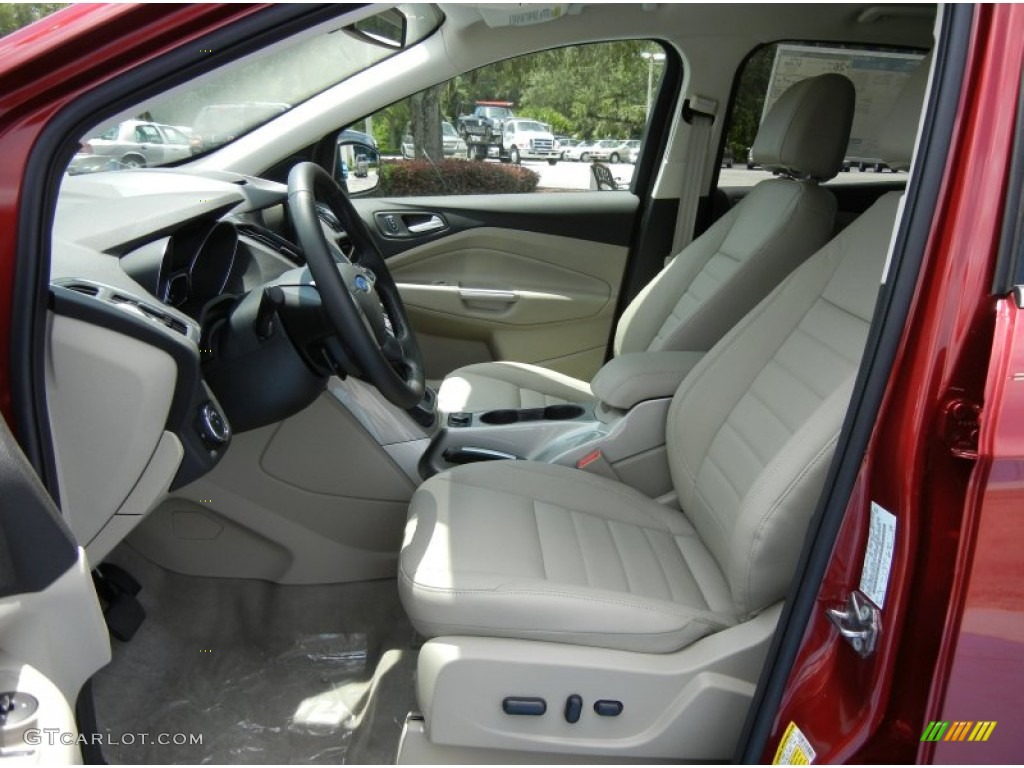 Medium Light Stone Interior 2013 Ford Escape SEL 1.6L EcoBoost Photo #68838777