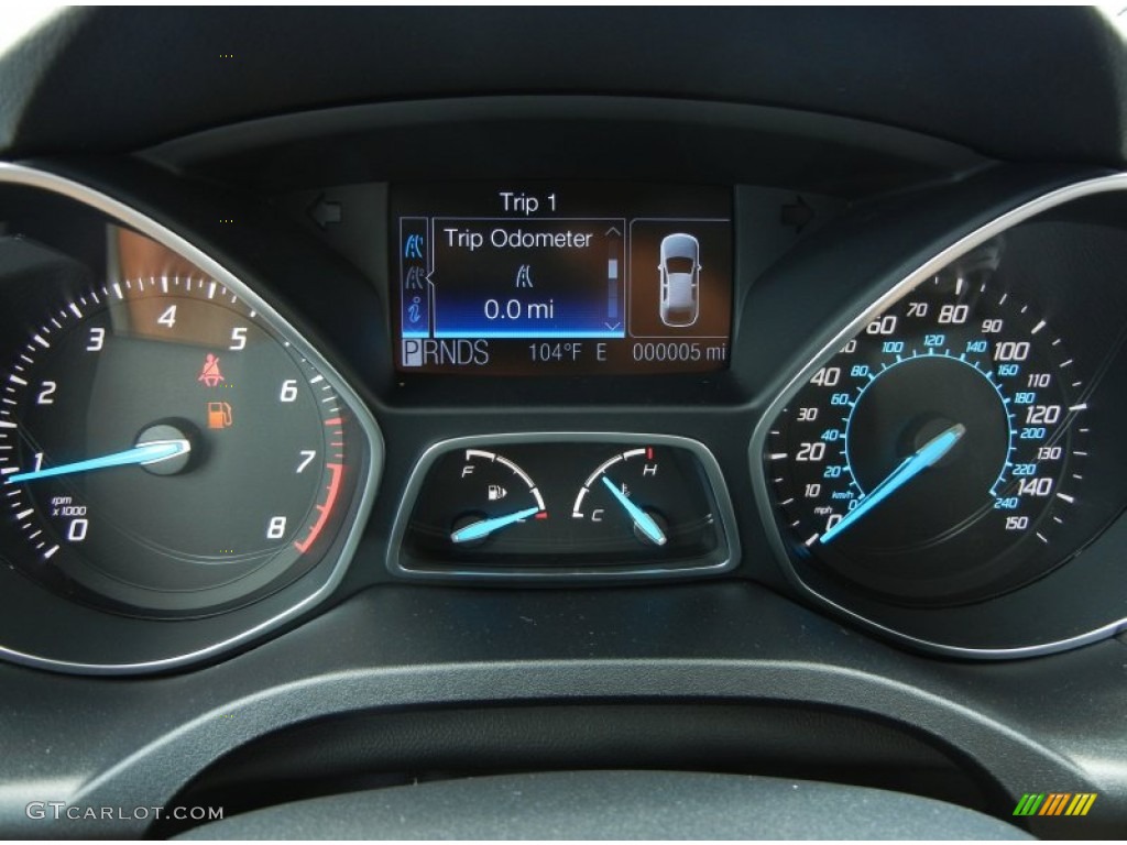 2013 Ford Escape SEL 1.6L EcoBoost Gauges Photo #68838801