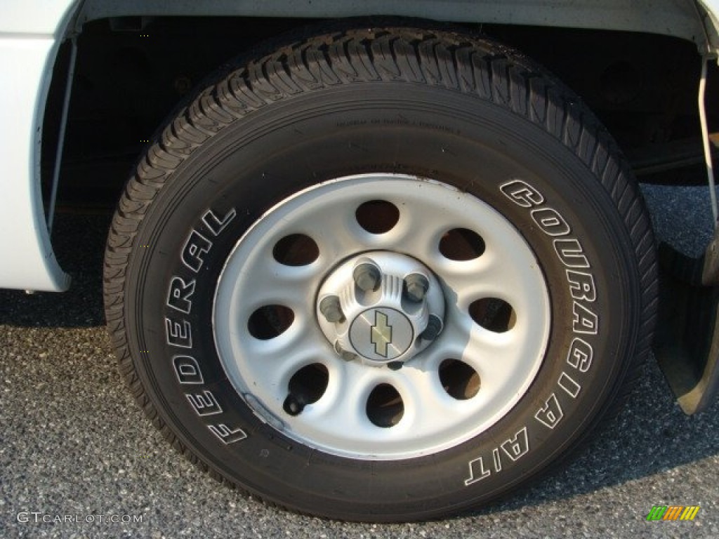 2005 Silverado 1500 Regular Cab - Summit White / Dark Charcoal photo #7