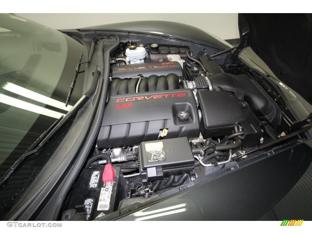 2011 Corvette Grand Sport Coupe - Cyber Gray Metallic / Ebony Black photo #34