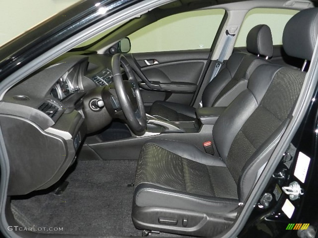 2010 TSX V6 Sedan - Crystal Black Pearl / Ebony photo #14