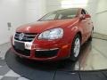 2009 Salsa Red Volkswagen Jetta SE Sedan  photo #1