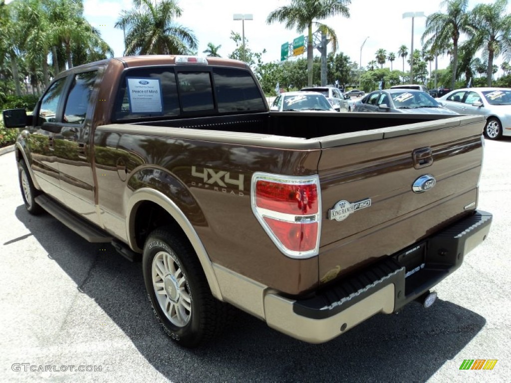 2011 F150 King Ranch SuperCrew 4x4 - Golden Bronze Metallic / Chaparral Leather photo #10