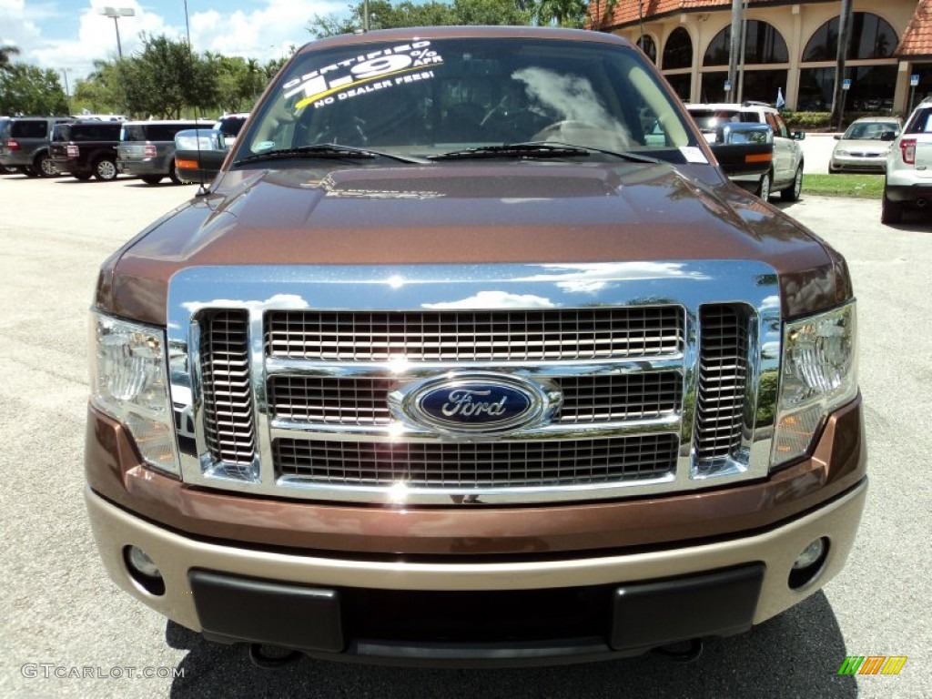 2011 F150 King Ranch SuperCrew 4x4 - Golden Bronze Metallic / Chaparral Leather photo #17