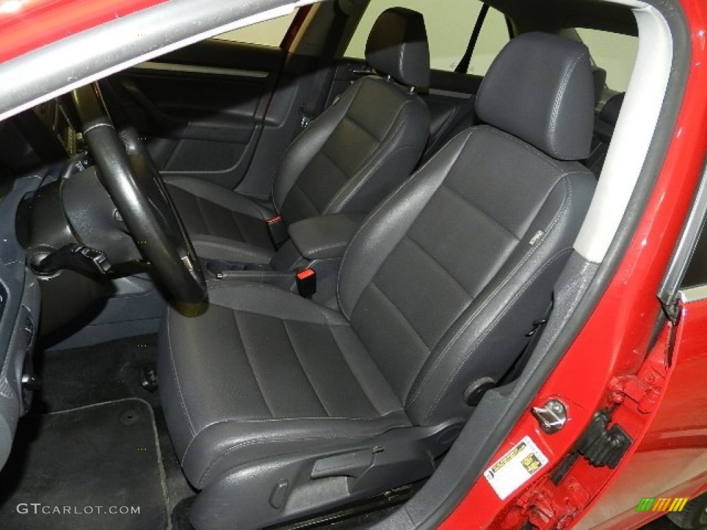 2009 Jetta SE Sedan - Salsa Red / Anthracite photo #17
