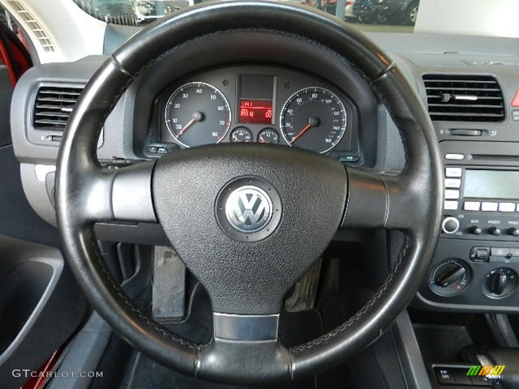 2009 Jetta SE Sedan - Salsa Red / Anthracite photo #21