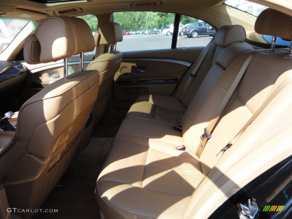 2006 7 Series 750i Sedan - Jet Black / Dark Beige/Beige III photo #20