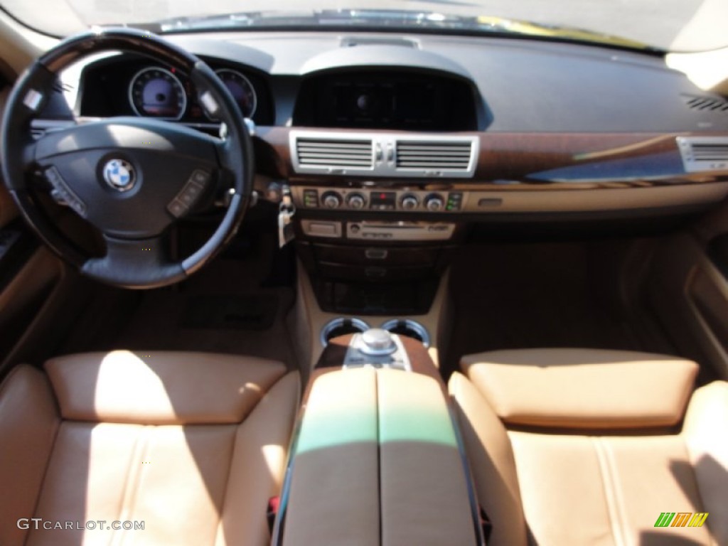2006 7 Series 750i Sedan - Jet Black / Dark Beige/Beige III photo #21