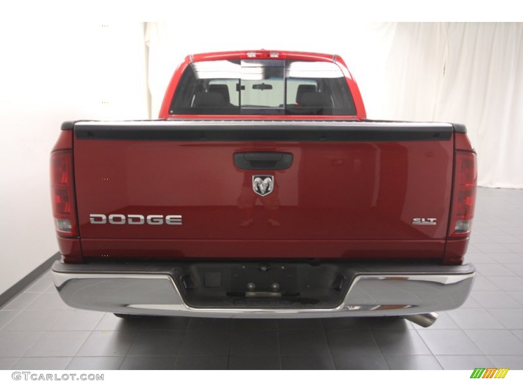 2006 Ram 1500 SLT Lone Star Edition Quad Cab - Inferno Red Crystal Pearl / Medium Slate Gray photo #12