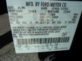 UH: Tuxedo Black Metallic 2010 Ford Edge Limited Color Code
