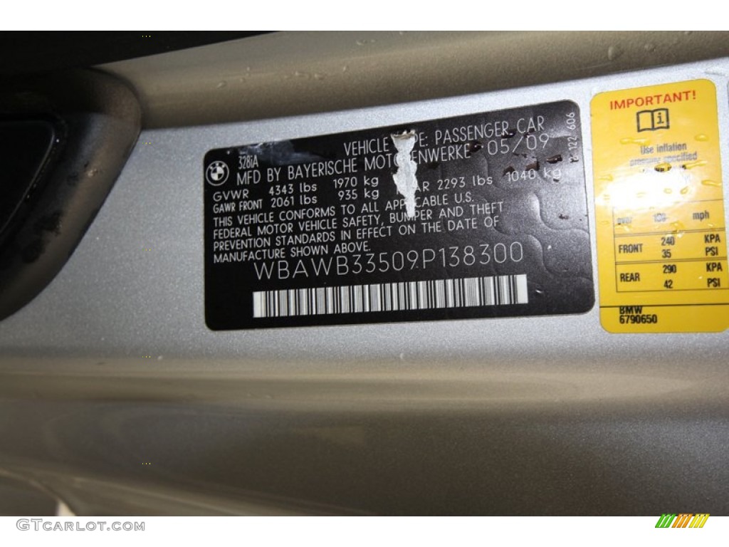 2009 3 Series 328i Coupe - Titanium Silver Metallic / Black photo #10