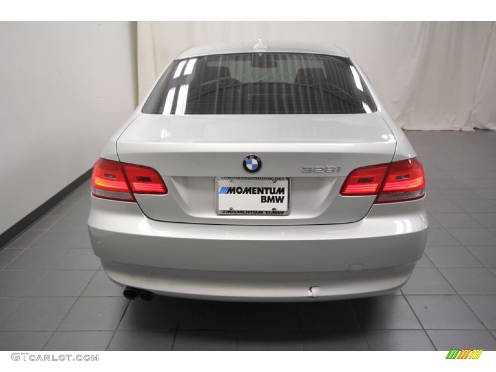 2009 3 Series 328i Coupe - Titanium Silver Metallic / Black photo #11