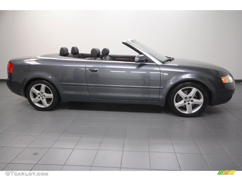 Dolphin Grey Metallic 2004 Audi A4 3.0 Cabriolet Exterior Photo #68843148