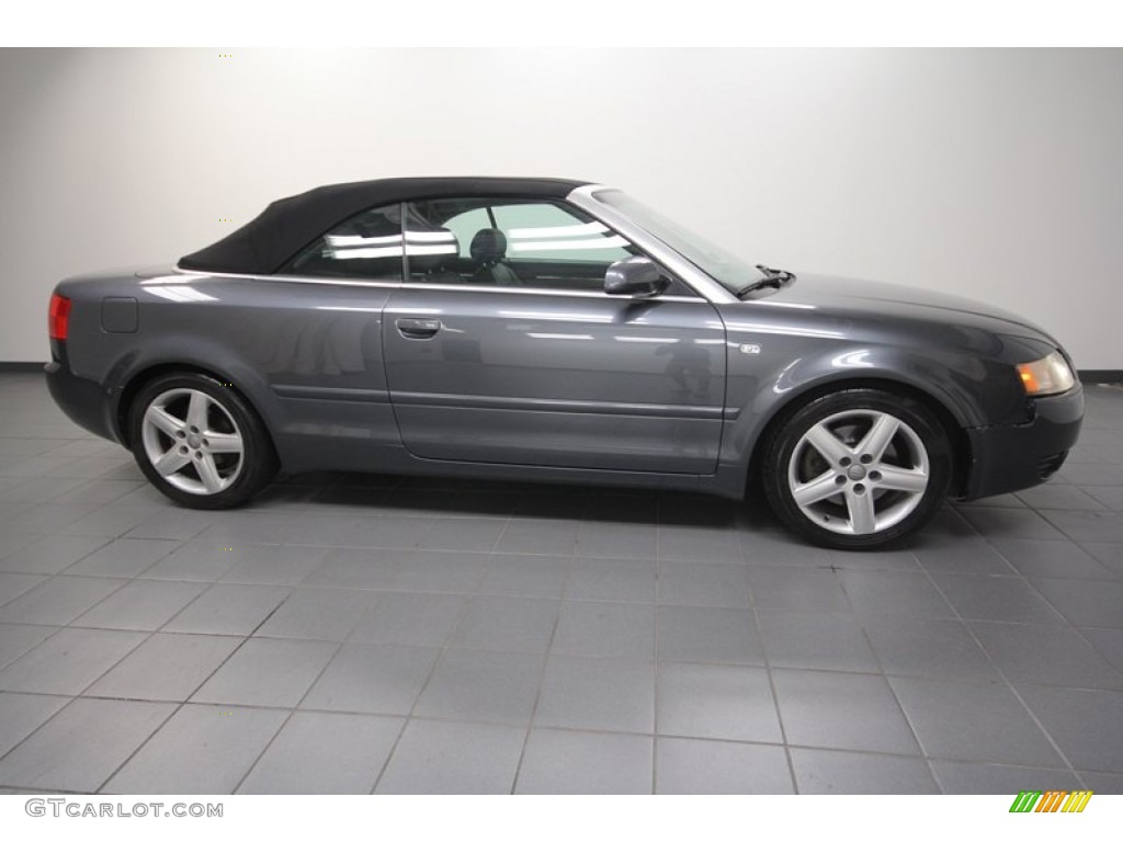 Dolphin Grey Metallic 2004 Audi A4 3.0 Cabriolet Exterior Photo #68843157