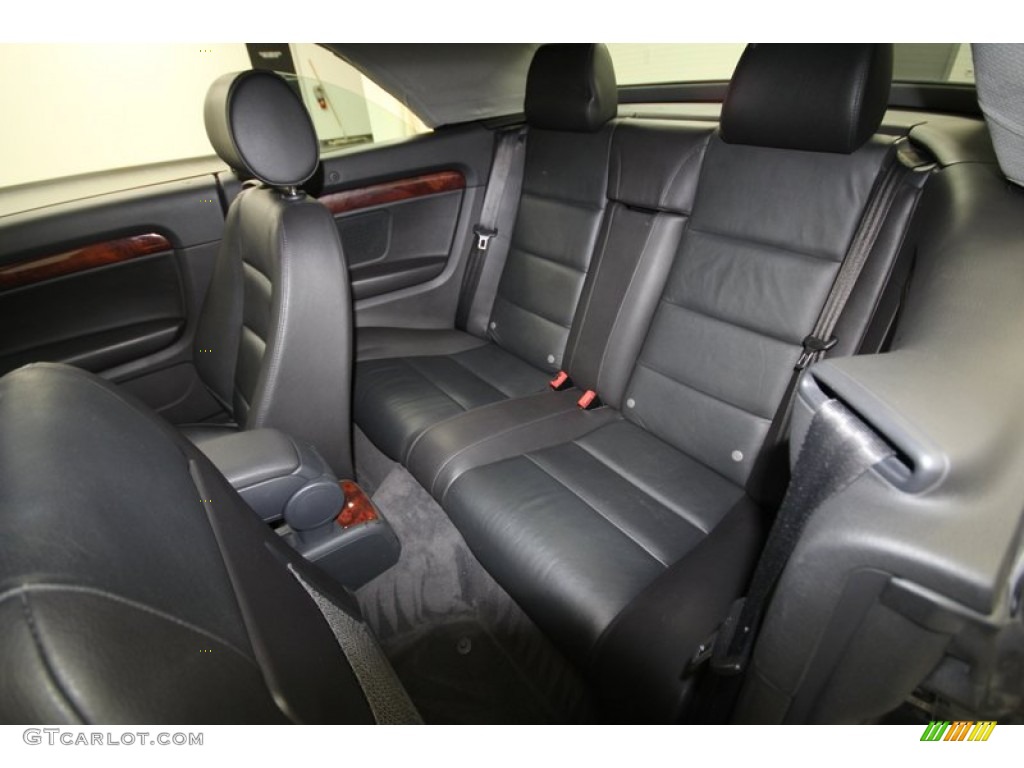 Black Interior 2004 Audi A4 3.0 Cabriolet Photo #68843211