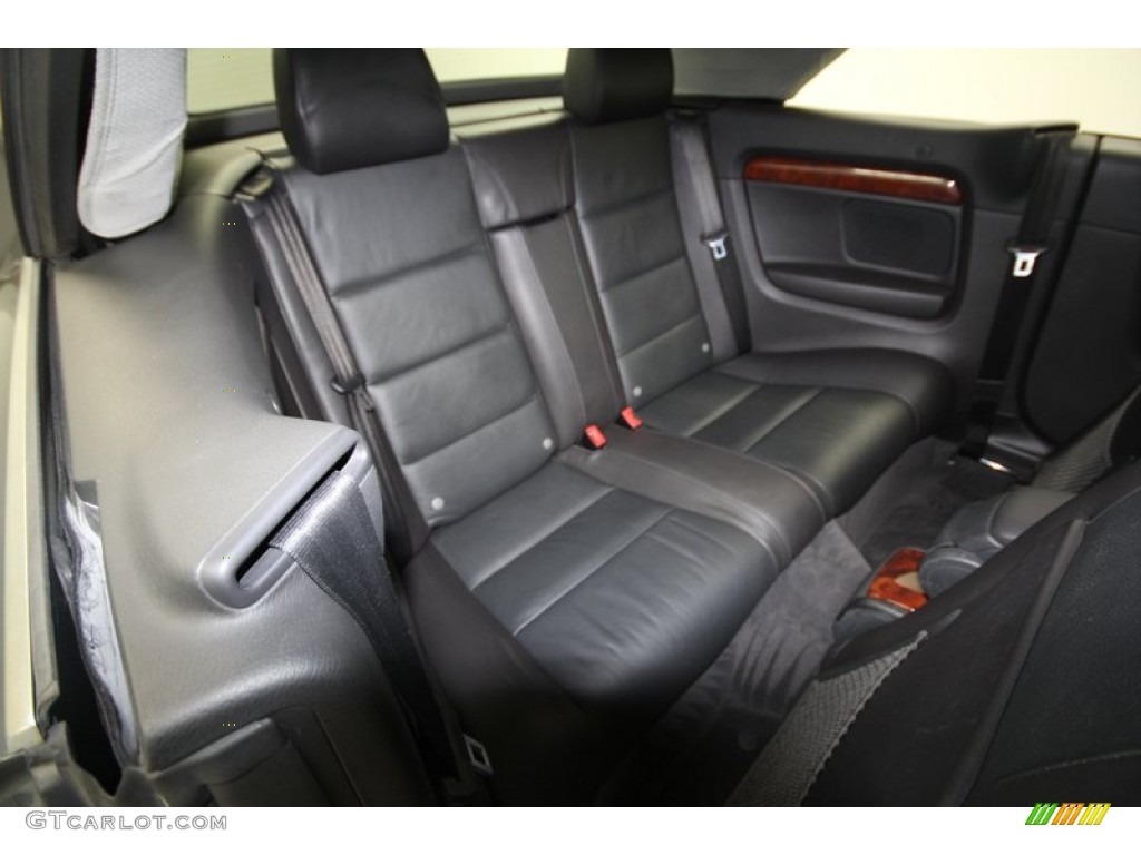Black Interior 2004 Audi A4 3.0 Cabriolet Photo #68843331
