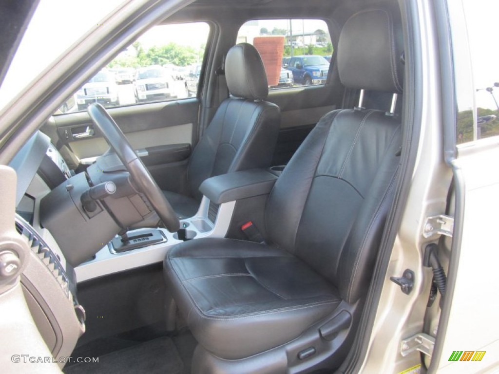 Black Interior 2010 Mercury Mariner V6 Premier 4WD Photo #68843550