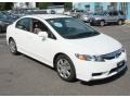 Taffeta White - Civic LX Sedan Photo No. 3