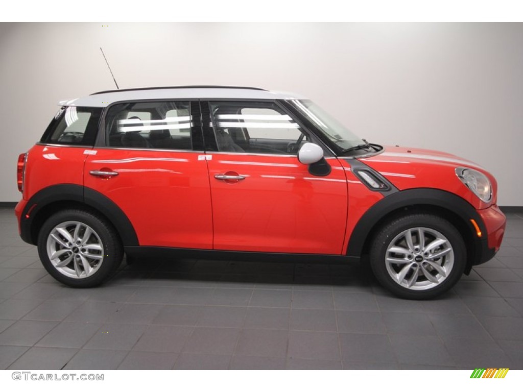 2012 Cooper S Countryman - Pure Red / Carbon Black photo #2