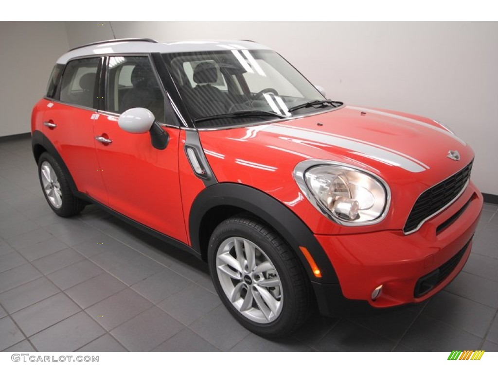 2012 Cooper S Countryman - Pure Red / Carbon Black photo #5