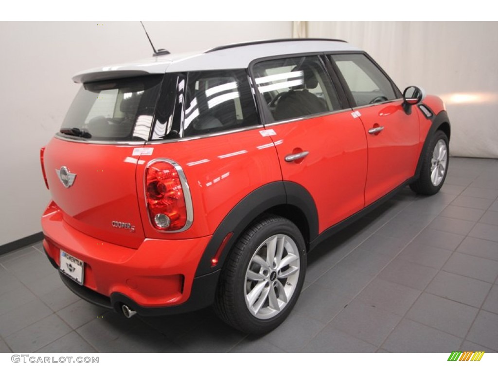2012 Cooper S Countryman - Pure Red / Carbon Black photo #7