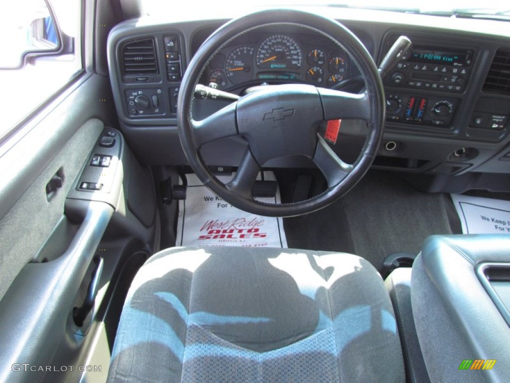 2003 Silverado 2500HD LS Extended Cab 4x4 - Dark Gray Metallic / Dark Charcoal photo #23