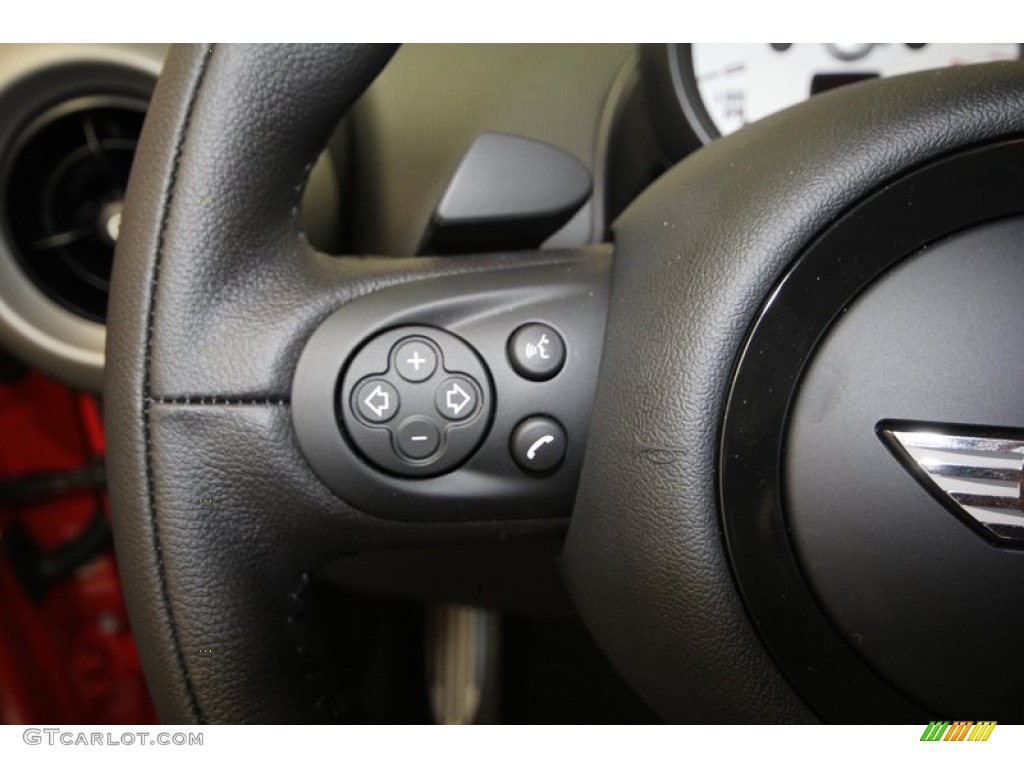 2012 Cooper S Countryman - Pure Red / Carbon Black photo #21