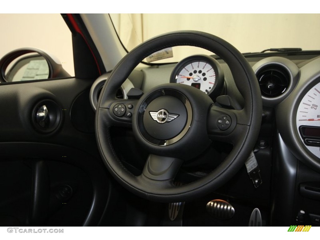 2012 Cooper S Countryman - Pure Red / Carbon Black photo #24