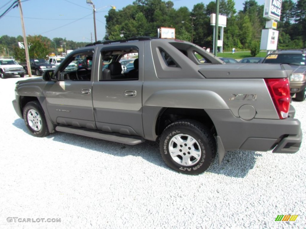 2002 Avalanche Z71 4x4 - Light Pewter Metallic / Graphite photo #10