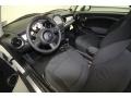 2012 Mini Cooper Carbon Black Checkered Cloth Interior Prime Interior Photo