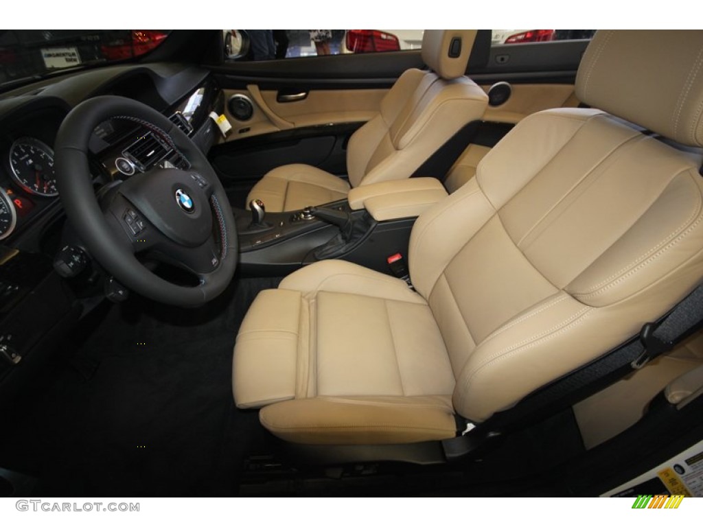 Bamboo Beige Interior 2012 BMW M3 Convertible Photo #68845431
