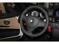 2012 BMW M3 Bamboo Beige Interior Steering Wheel Photo