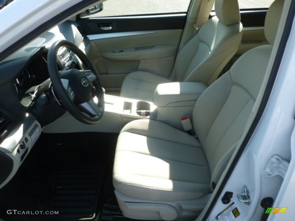 2011 Outback 2.5i Wagon - Satin White Pearl / Warm Ivory photo #16