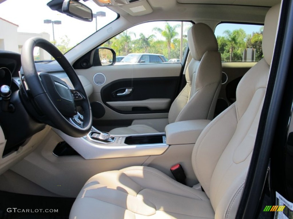 2012 Range Rover Evoque Pure - Sumatra Black Metallic / Almond/Espresso photo #7