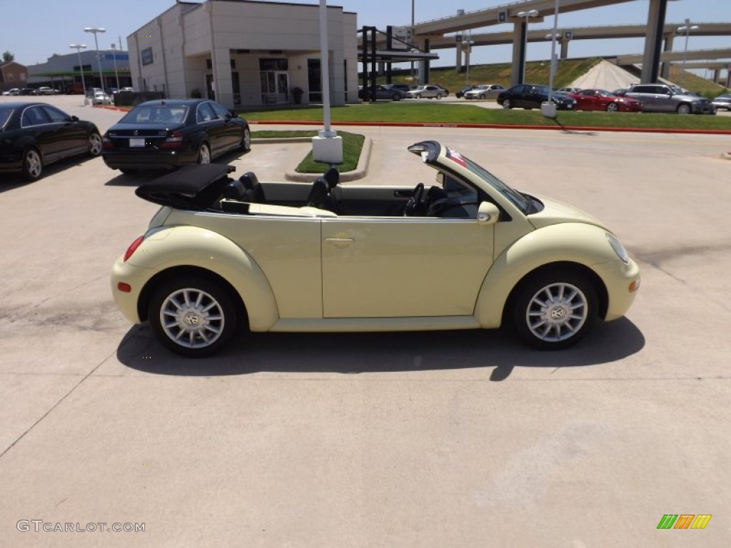 2005 New Beetle GLS Convertible - Mellow Yellow / Black photo #6