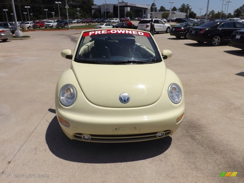2005 New Beetle GLS Convertible - Mellow Yellow / Black photo #8