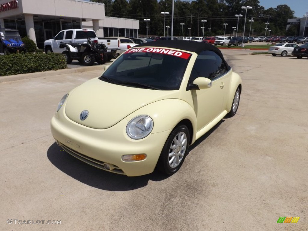 2005 New Beetle GLS Convertible - Mellow Yellow / Black photo #9