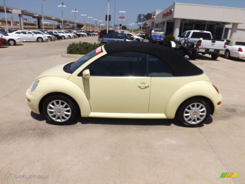 2005 New Beetle GLS Convertible - Mellow Yellow / Black photo #10