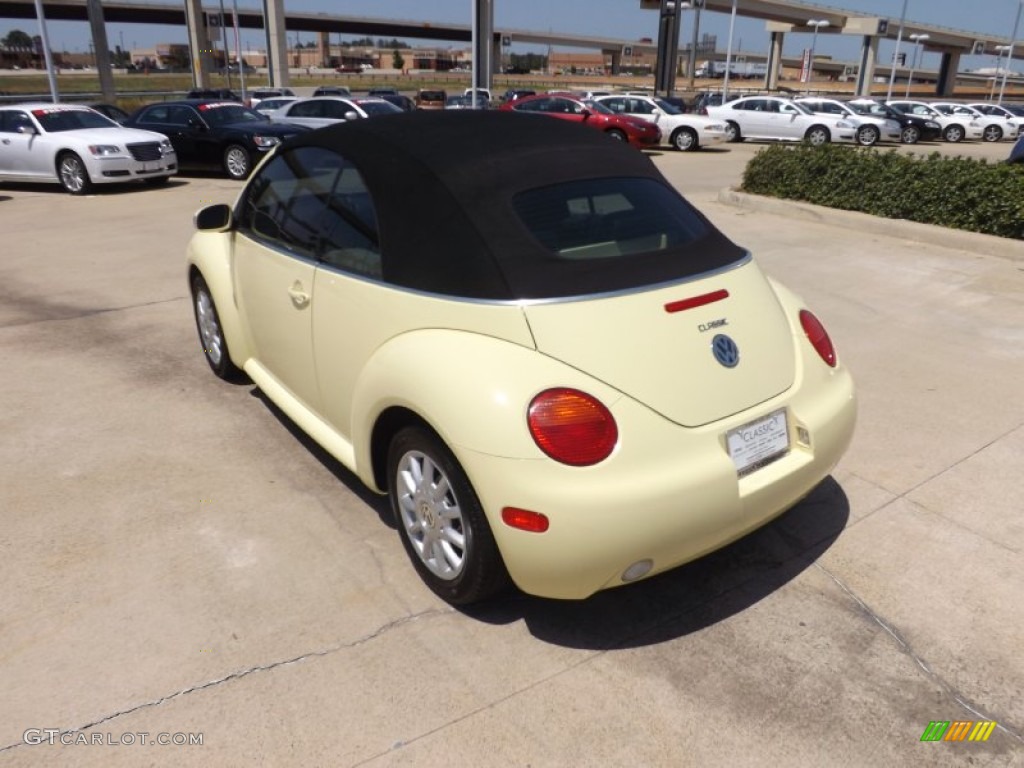 2005 New Beetle GLS Convertible - Mellow Yellow / Black photo #11
