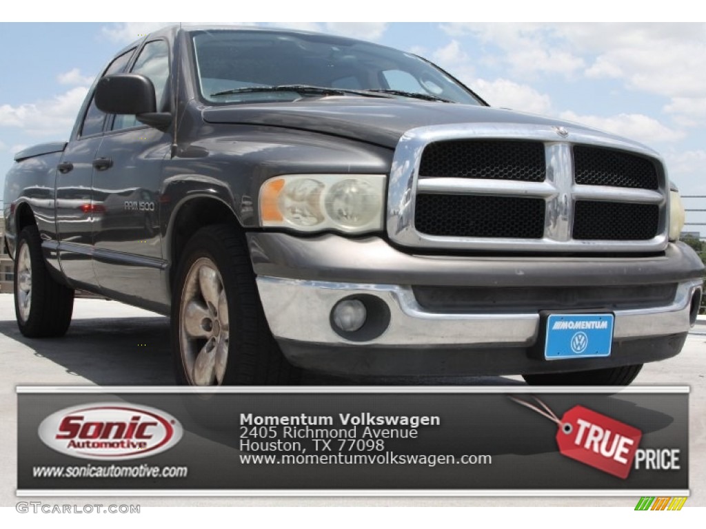 2003 Ram 1500 SLT Quad Cab - Graphite Metallic / Dark Slate Gray photo #1