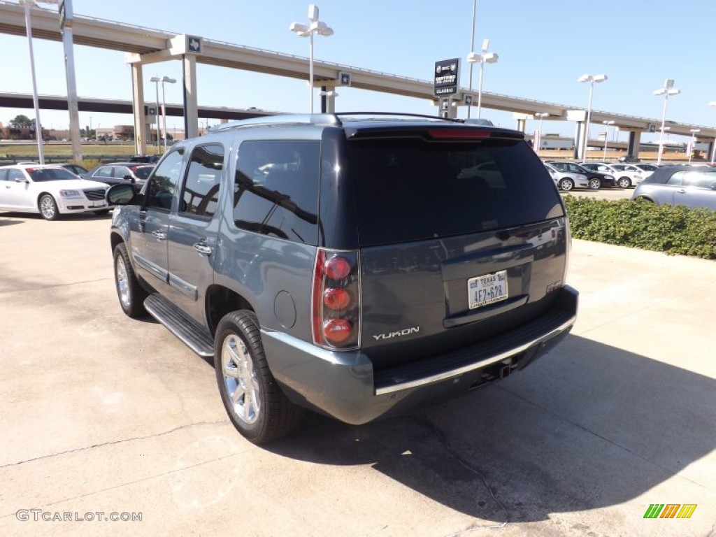 2008 Yukon Denali AWD - Stealth Gray Metallic / Cocoa/Light Cashmere photo #3