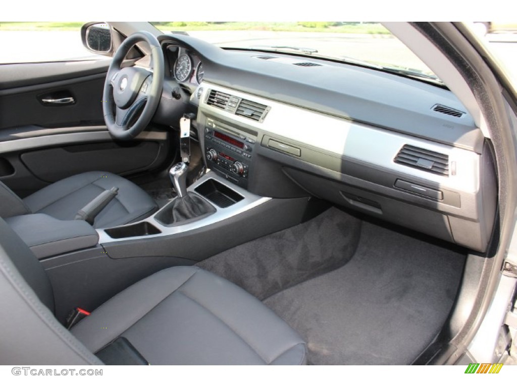 2010 3 Series 328i xDrive Coupe - Space Gray Metallic / Black photo #25