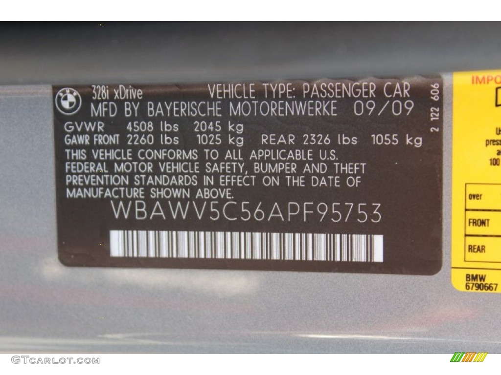 2010 3 Series 328i xDrive Coupe - Space Gray Metallic / Black photo #32