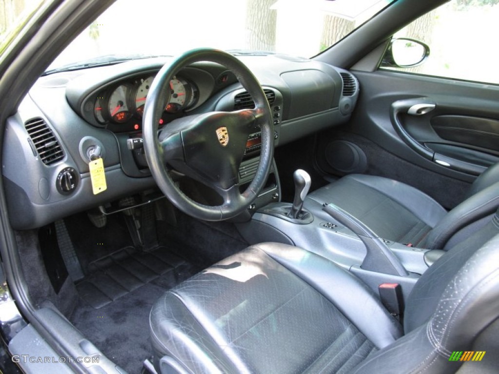 Black Interior 1999 Porsche 911 Carrera 4 Cabriolet Photo #68850633