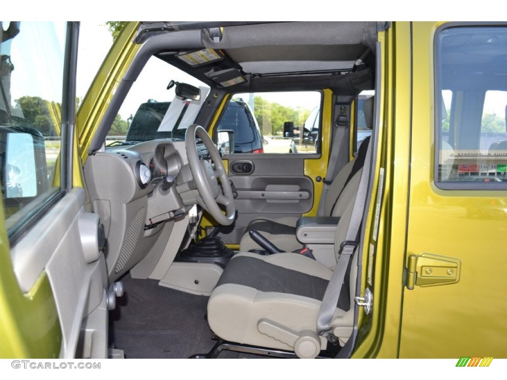 Dark Khaki/Medium Khaki Interior 2007 Jeep Wrangler Unlimited X Photo #68850795
